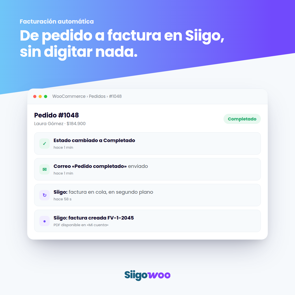 Plugin Siigo para WooCommerce